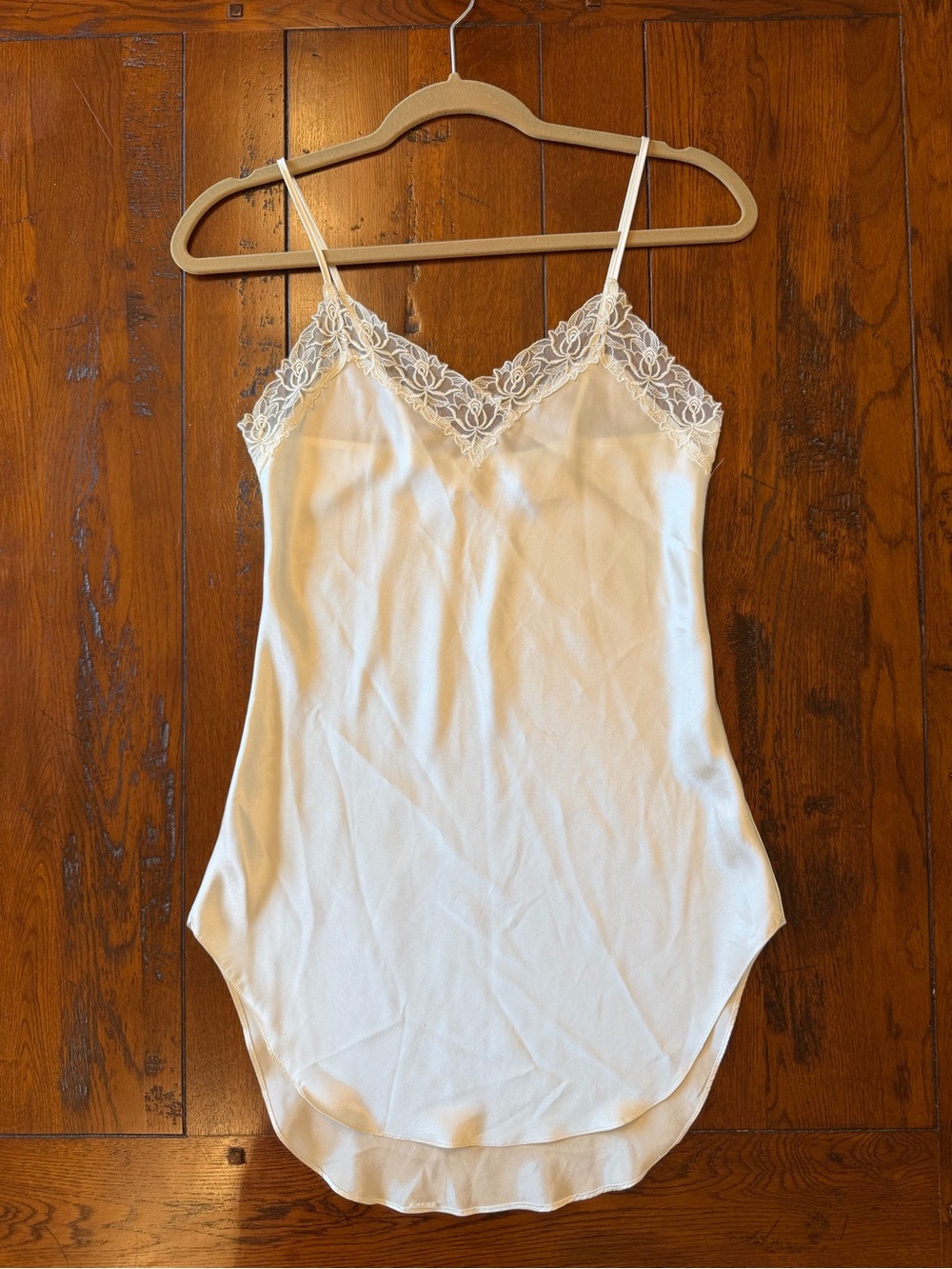 Vintage Victoria’s Secret Off White Satin 90s Lingerie Top | Sz P